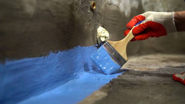 Commercial Waterproofing project at a Shelby, MI business property by SJ Waterproofing Pros